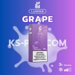 KS Lumina Grape: รสองุ่นสีม่วงที่หวานนุ่มนิ่ม คล้ายกับการรับประทานผลองุ่นจริงๆ สร้างความบริสุทธิ์สมจริง