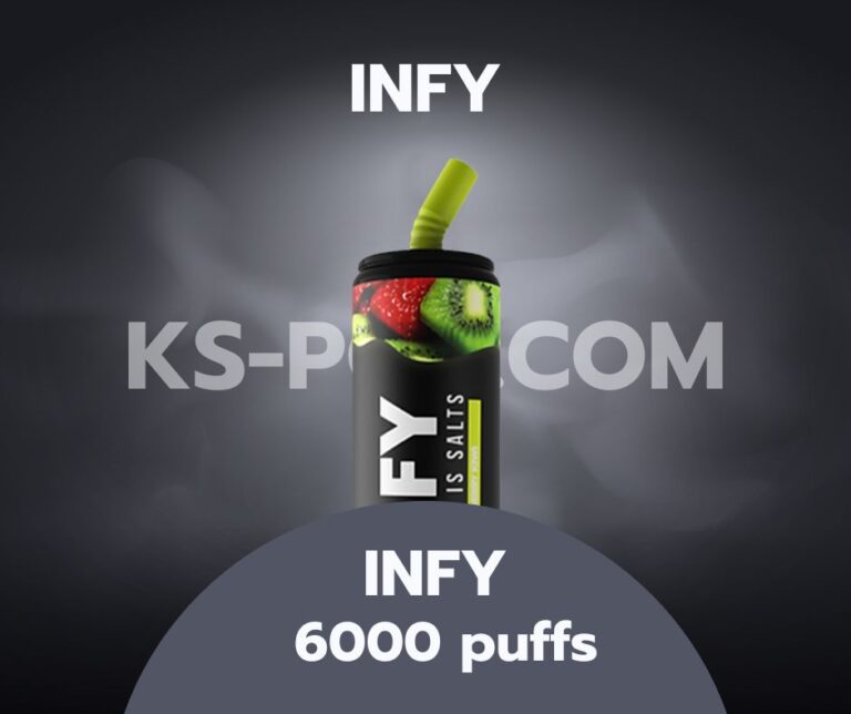 Infy 6000 Puffs พอตใช้แล้วทิ้ง จากแบรนด์ดังอย่าง This is salts สูบได้ 6000 คำ มาพร้อมกับ 15 กลิ่น คุ้มค่าทุกหยด รับประกันทุกชิ้น ส่งด่วน สั่งซื้อ Infy 6000