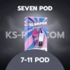 Seven Pod พอตไฟฟ้าที่ได้รับแรงบันดาลใจมาจากสินเค้าสุดฮิตในร้าน 7-Eleven จึงทำให้ หัวพอต 7-11 Pod ขึ้นชื่อเรื่องกลิ่นและรสชาติที่มีความเป็นเอกลักษณ์มากที่สุด