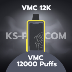 VMC 12000 Puffs พอตใช้แล้วทิ้งรุ่นใหญ่ ใหม่ล่าสุดจากแบรนด์ VMC จุใจกับน้ำยา 16ml ใช้งานได้ยาวๆ กับพอต VMC 12000 คำ ราคาถูก ส่งด่วน แมส แกร็บ ของแท้ ขายส่ง