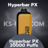 Hyperbar PX 20000 Puffs พอตสูบแล้วทิ้งจากค่าย HyperBar เปิดตัวกับ 10 กลิ่น มาพร้อมหน้าจอ LED ขายพอตไฮเปอร์ 20000 คำ ราคาส่ง ขายยกกล่อง ยกลัง ส่งด่วน กทม Grab Line Man 