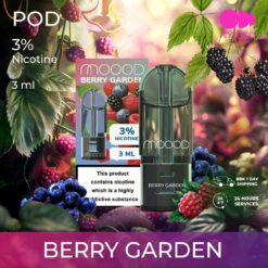 Moood Pod กลิ่น Berry Garden : กลิ่นเบอร์รี่รวม รวมสุดยอดเบอร์รี่ที่ดีที่สุด, มีทั้งรสชาติหวานและเปรี้ยว, หอมน่ารับประทาน