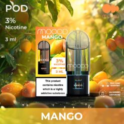 Moood Pod กลิ่น Mango : กลิ่นมะม่วง นำเสนอกลิ่นหอมหวานและสดชื่นของมะม่วงที่สุกเต็มที่